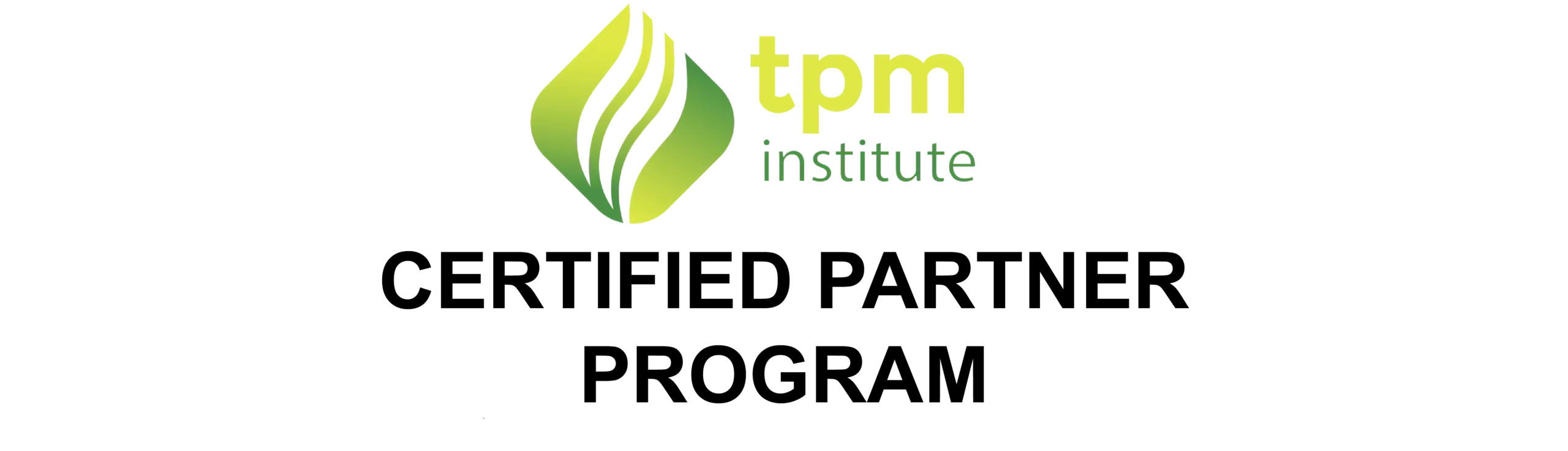 TPM Institute Certified Partner Program
